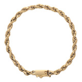 Pulsera De 18k Oro Amarillo, 17.8 Gramos