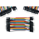 Kit 40 Cables 10cm Macho Macho Protoboard Proyectos