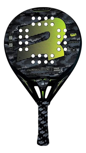 Paleta Paddle Royal Padel Maquina Black White - Olivos