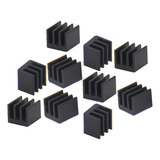 10uni. Dissipador De Calor Adesivo 7x7x6mm Vrm/mosfet/pi