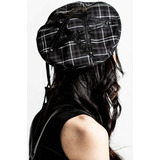 Gorro Killstar Tartan Con Pentagrama En Nuca De Vinipiel