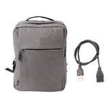 Mochila Laptop Con Cable Usb Mochila Antirrobo Impermeable