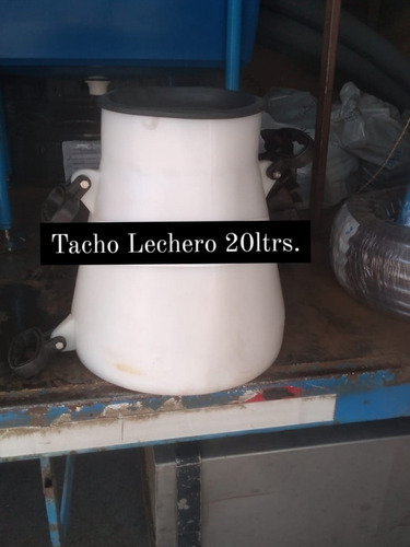 Tacho Lechero 20 Ltrs Con Tapa (3 Agujeros Y Guarnicion)