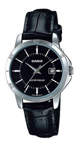 Reloj Casio Ltpv004l Dama Malla Cuero Calendario Mama Newmar