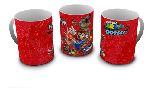 Caneca Super Mario Odyssey (game): Modelo 04