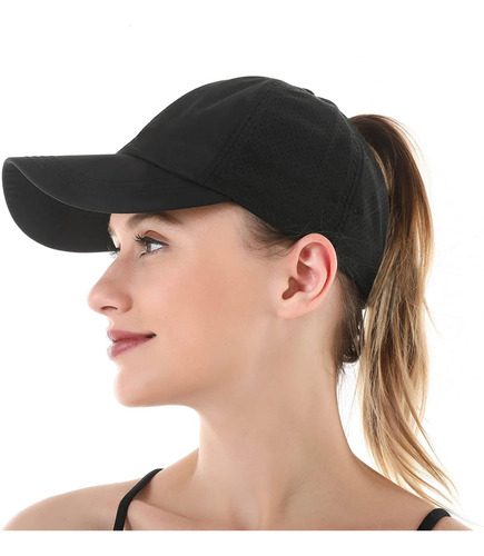 Gorra De Béisbol Con Cola De Caballo Para Mujer, Unisex, Col