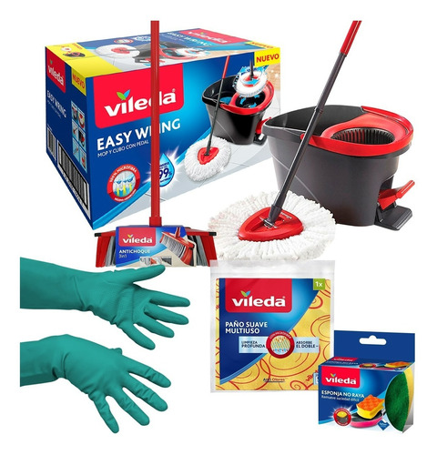 Kit Limpieza Vileda® Easy Wring & Clean Para El Hogar 