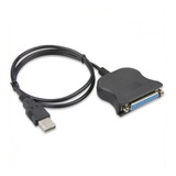 Cable Adaptador Usb Puerto Paralelo Db25 Impresora 1.8mtrs