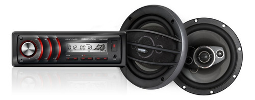 Combo Estereo Auto Bluetooth + Parlantes 6 Pulgadas 60w Rms 