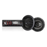 Combo Estereo Auto Bluetooth + Parlantes 6 Pulgadas 60w Rms 