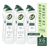 Cif Crema Limpiador Original 750gr Oferta Pack 6 Unidades