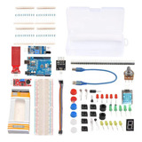 Kit  Arduino Uno En Caja 84 Componentes Mas Completo Armar