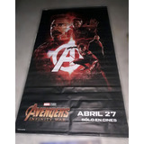 Póster Lona De Cine Avengers Infinity Wars 2,30 X 1,40 Cm.