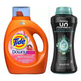 Detergente Líquido Tide Con Downy 2.72 Lts + Downy Perla 1kg