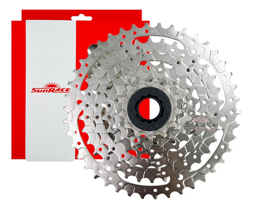 Pacha 8 Velocidades Sunrace M680. 11-42 Cassette Mtb Cantidad Máxima De Dientes 42 Cantidad Mínima De Dientes 11 Color Plateado