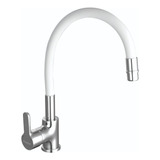 Grifo Cocina Monocomando Piazza Emblem 10016 Blanco Flexible