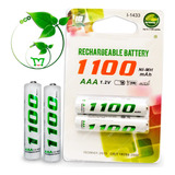 Pilas Baterias Recargables Aaa 1.2v 1100mah Blíster X2 