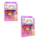 Kit De Uñas Con Stickers Para Niñas Nail Art Just My Style 