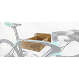 Soporte Bicicleta Pared Madera (100% Roble) Resistente-obseq Color Marrón