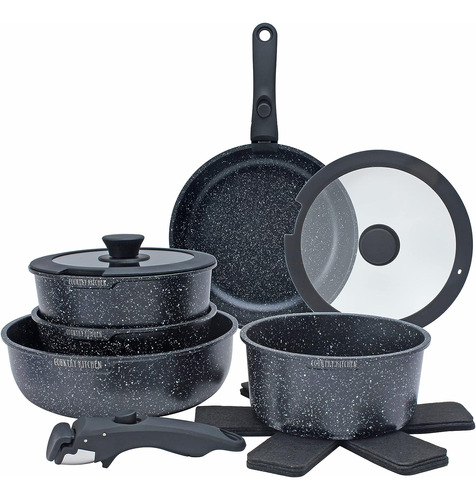 Set De Utensilios De Cocina Country Kitchen , Antiadherente