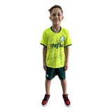 Kit Conjunto Infantil Palmeiras Camisa E Shorts