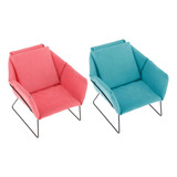 2 Uds 1:6 Sillón Sofá Para Figuras De 12 Pulgadas Muebles