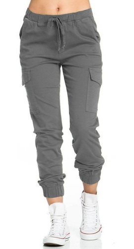 Pantalon Jogger Tipo Cargo Moda Para Dama 