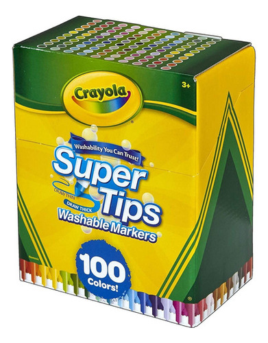 100 Crayola Super Tips Washable Markers