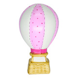 Cofre Cofrinho Balão Pequeno Cerâmica 20cm Cor Rosa