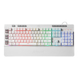 Teclado Gamer Redragon Shiva White Rgb - Revogames