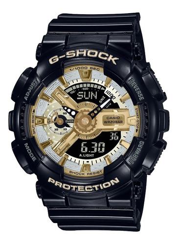 Reloj Casio Black Gma-s110gb-1a Original Para Dama E-watch