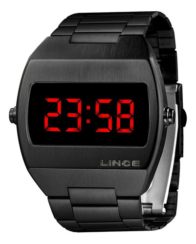 Relogio Lince Masculino Digital Led Mdn4620l Vxpx Preto Off