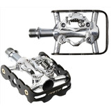 Pedal Aluminio Doble Función Gw Calas Bicicleta Mtb Spinning