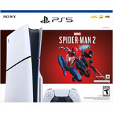 Sony Playstation 5 Slim 1tb Spider-man 2 Color Blanco