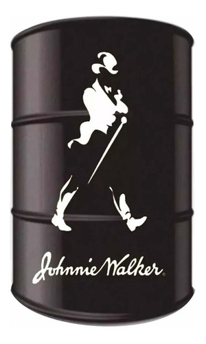 Adesivo Johnnie Walker Tambor Tonel Barril 200l 75cm X 40cm