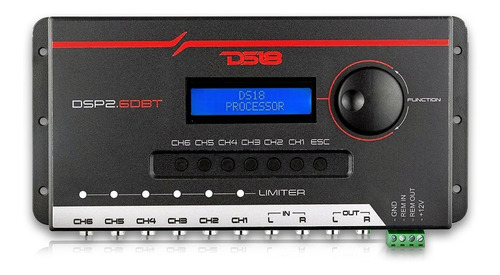 Procesador De Audio Ds18 Dsp2.6dbt Bluetooth Lcd 2ch / 6ch