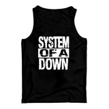  Camiseta Regata System Of A Down Camisa Modelo Masculino