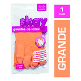 Guantes P/lavar Platos Skay Anatomico Grande 8 Y 1/2. 9