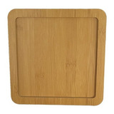 Bandeja Quadrada Petisqueira De Servir Frios 19cm Mdf