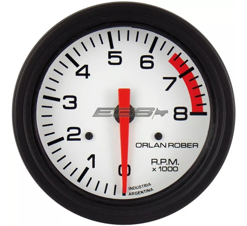 Reloj Tacometro Orlan Rober 80mm 8.000 Rpm 12v Nafta Egs 432