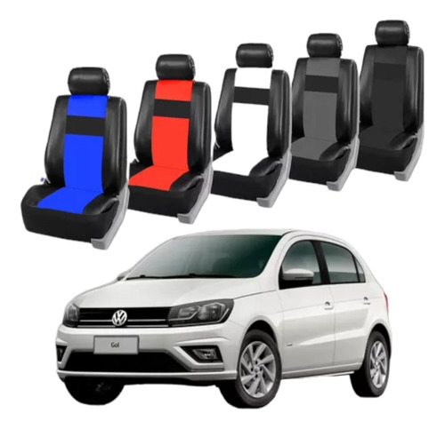 Fundas Cubre Asientos Auto Cuero Ecologico Gol Trend