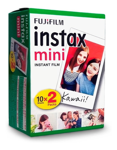 Filme Instantâneo P/ Camera Fujifilm Instax Mini - 20 Fotos