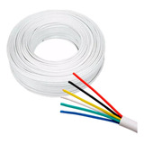 Cable Para Alarma 6 Hilos 22 Awg Control De Acceso Reforzado