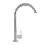 Griferia Cuello Cisne Agua Fria Inox Uso Mixto