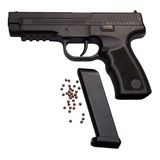 Pistola De Resorte Crosman Psm45 Cal. 4.5 Mm Tira Bbs Acero