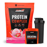 Protein Complex 1.800g + Creatina 300g - New Millen + Shaker