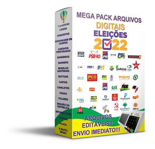 Pack De Arquivos Pacote Digital Eleições 2022eleições 2022