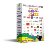 Mega Pacote Digital Adesivos Eleições 2022