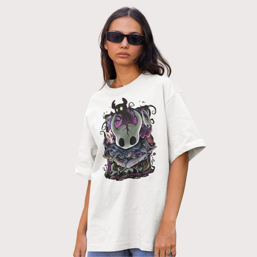 Camiseta Vazio Cavaleiro Oco Hollow Knight Skull Jogo Street