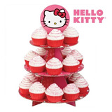 Base Para Cupcakes Diseño Hello Kitty Wilton